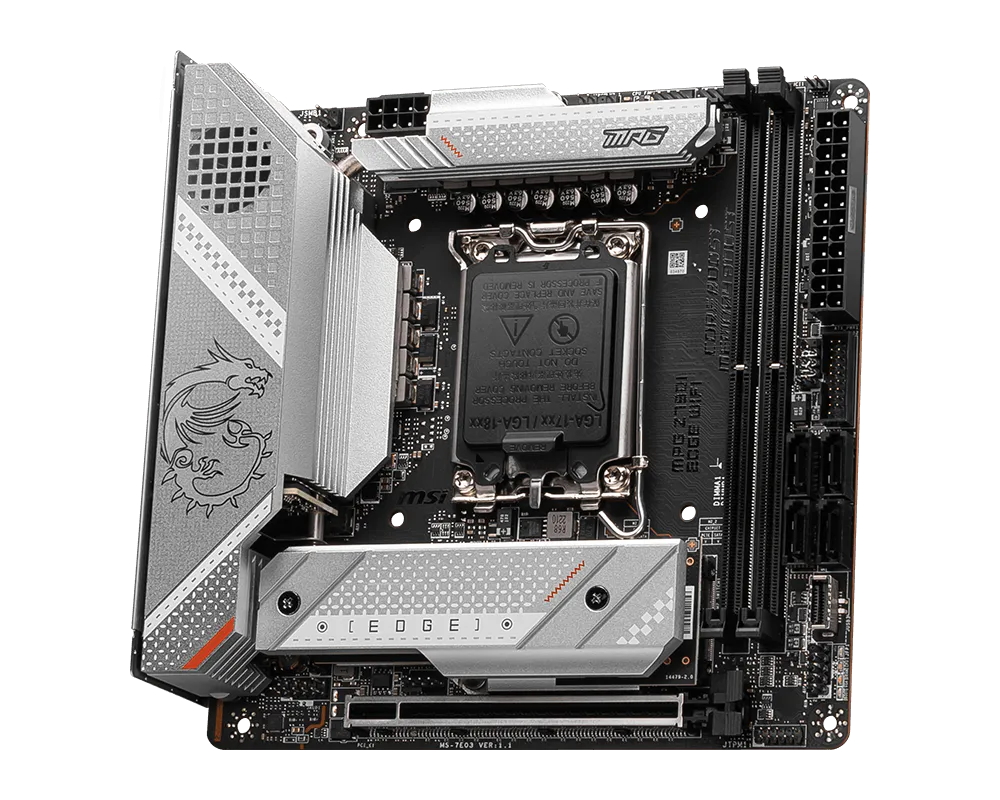 Placa-mãe MSI MPG Z790I EDGE W - Lga1700 Itx Motherboard Ddr5 avaliação e preço
